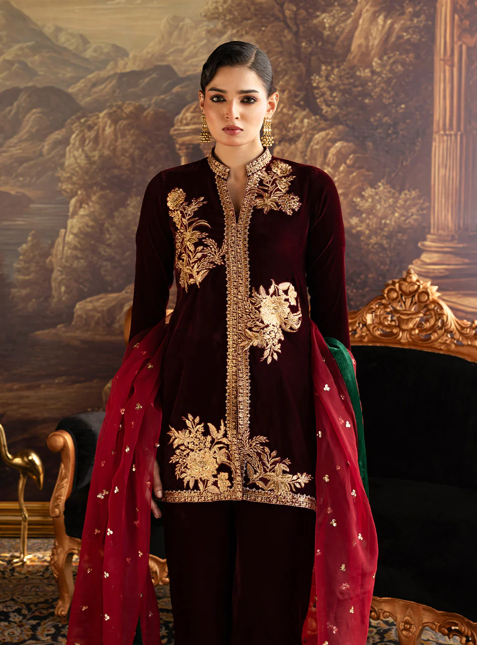 Claret Flared Pants - Image 5