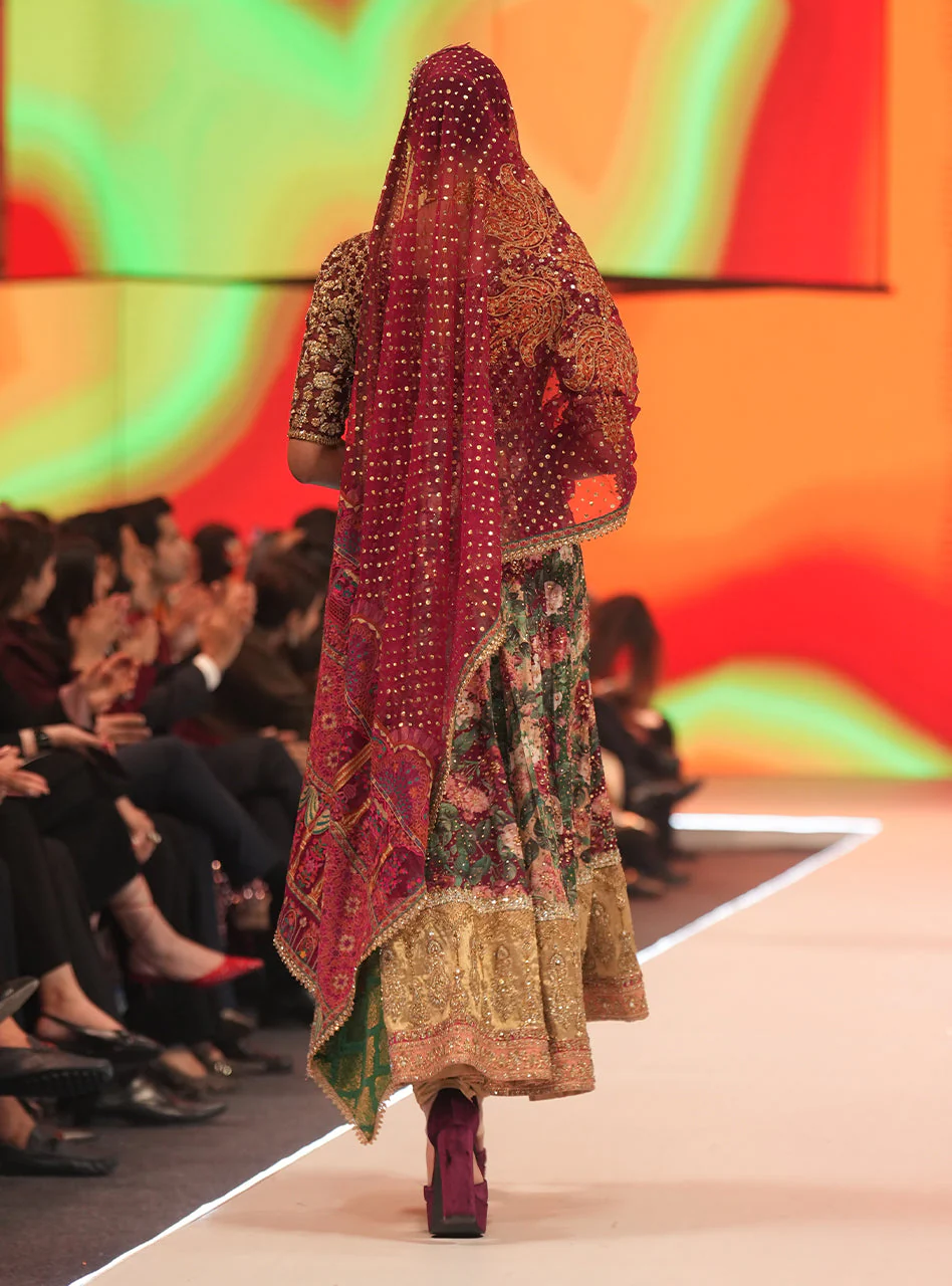 Crimson Scarlet Anarkali - Image 10