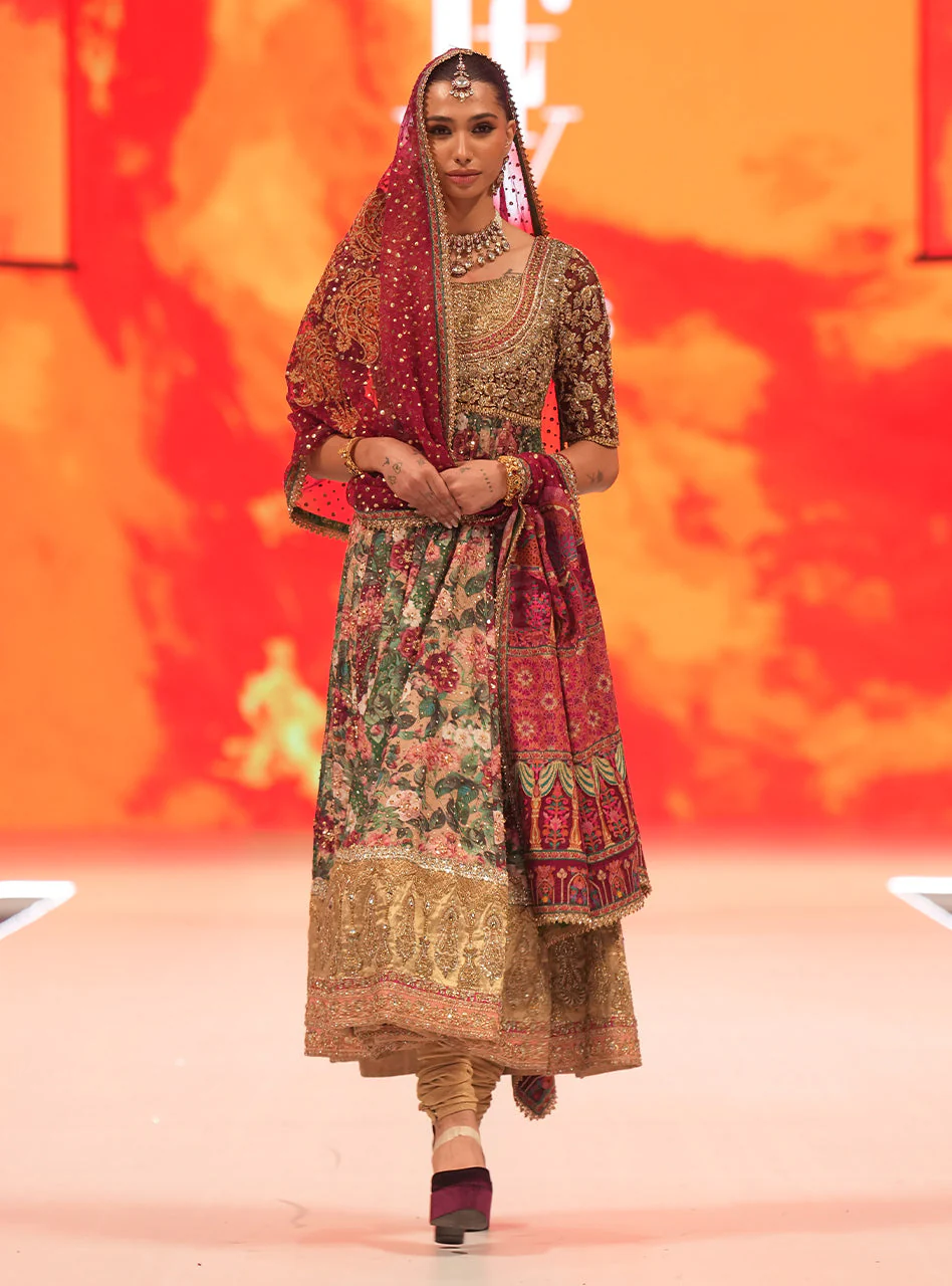 Crimson Scarlet Anarkali - Image 11