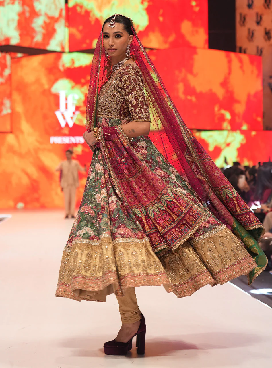 Crimson Scarlet Anarkali - Image 4