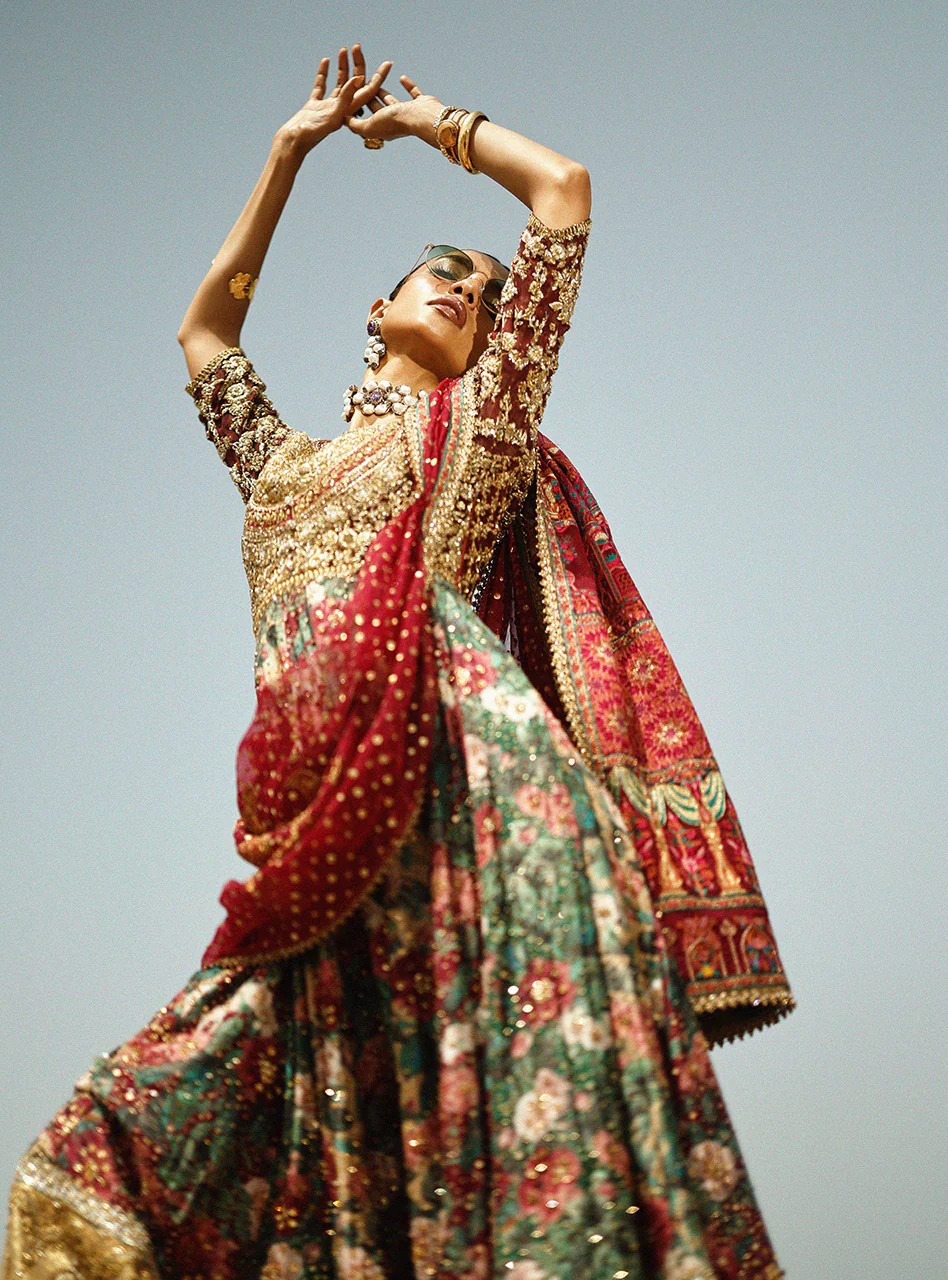 Crimson Scarlet Anarkali - Image 5