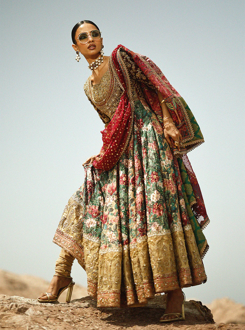 Crimson Scarlet Anarkali - Image 6