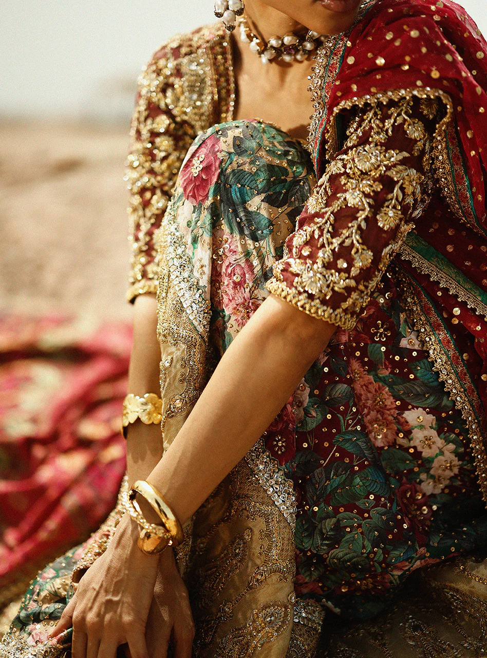 Crimson Scarlet Anarkali - Image 8