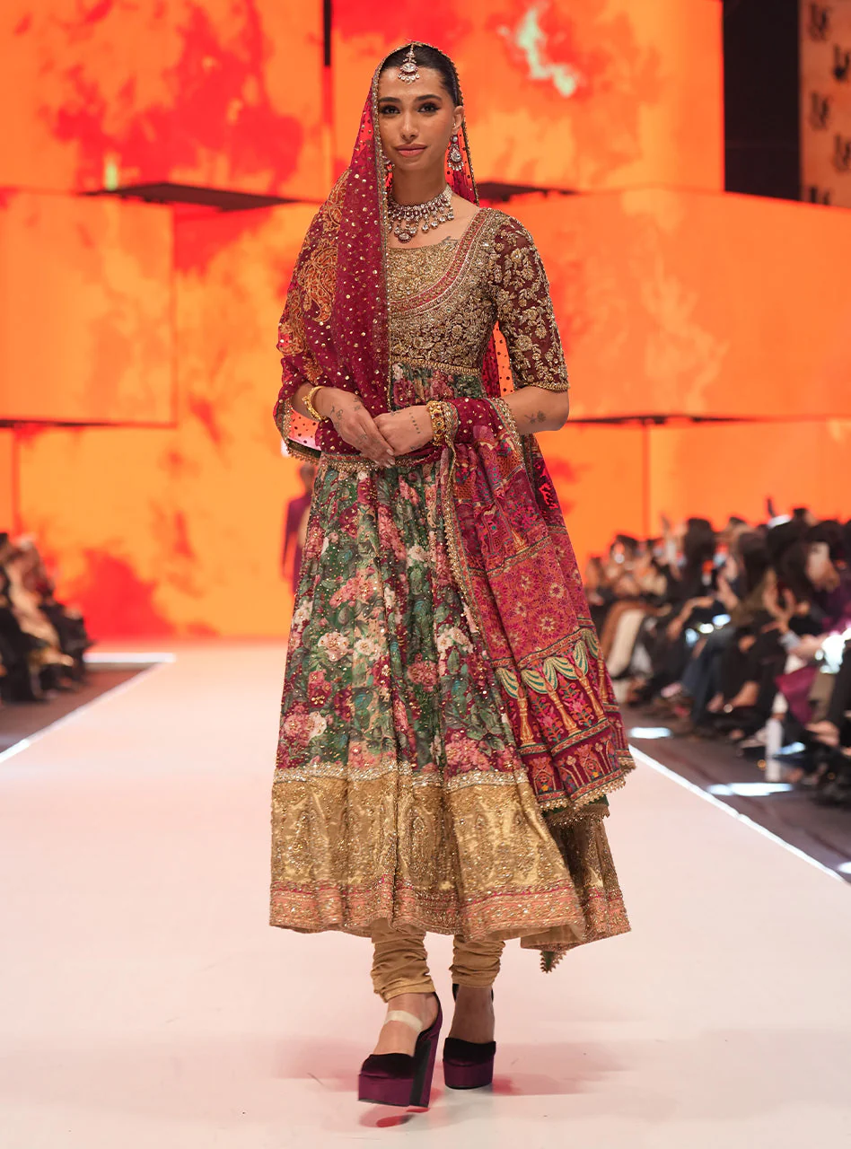 Crimson Scarlet Anarkali - Image 9