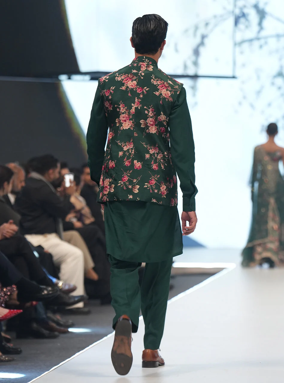 Emerald Rose Waistcoat - Image 3