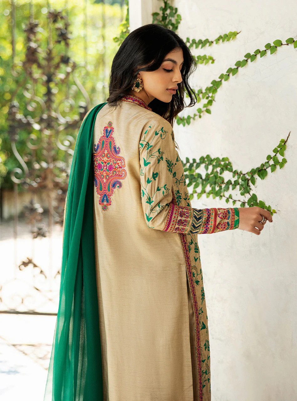 Jade Paradise Kashmiri Embroidery - Image 3
