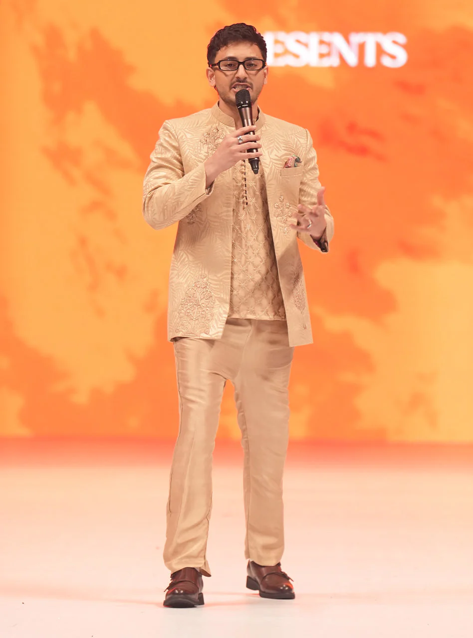 Luminous Gold Prince Suit - Image 2