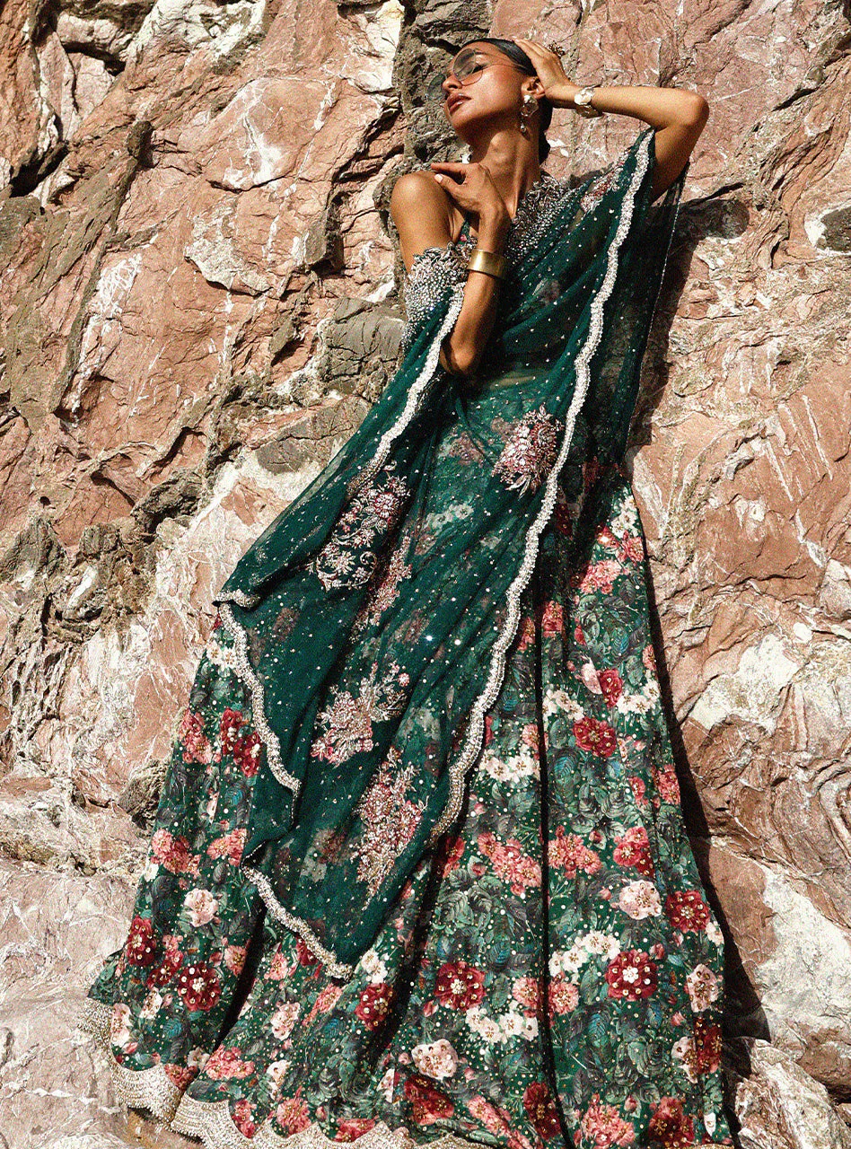 Secret Garden Lehenga - Image 10